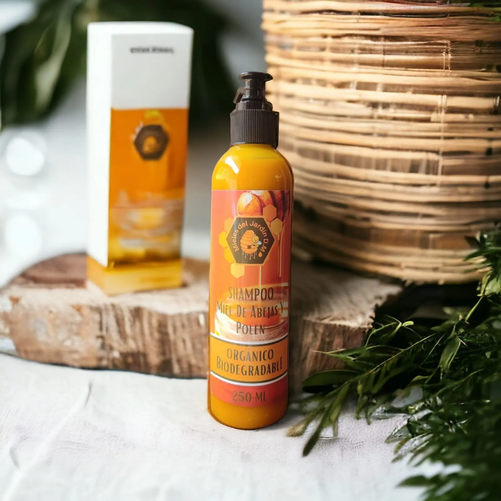 Jabón artesanal liquido de miel y polen x 250ml