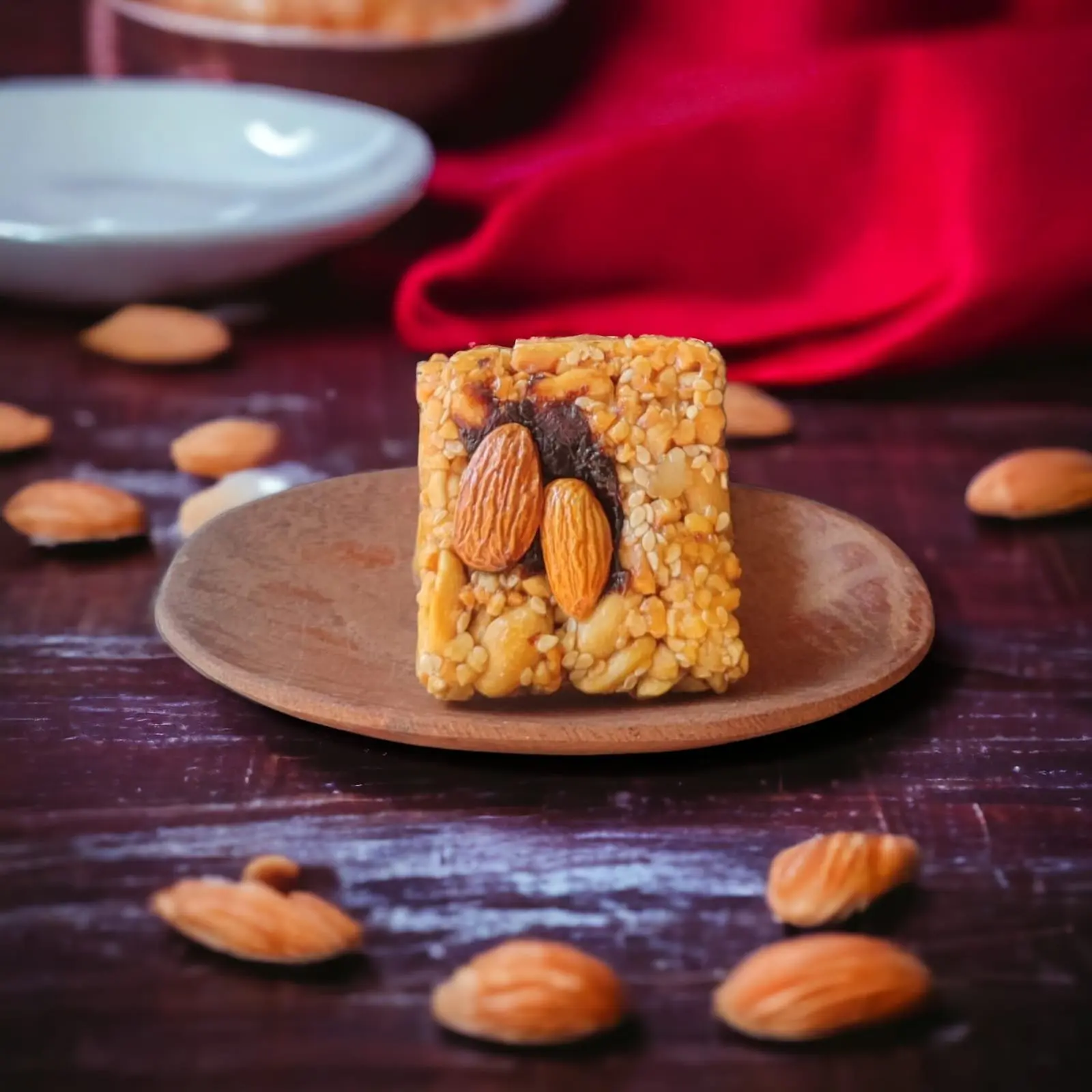 Turrón de almendra nuez x 12 unidades