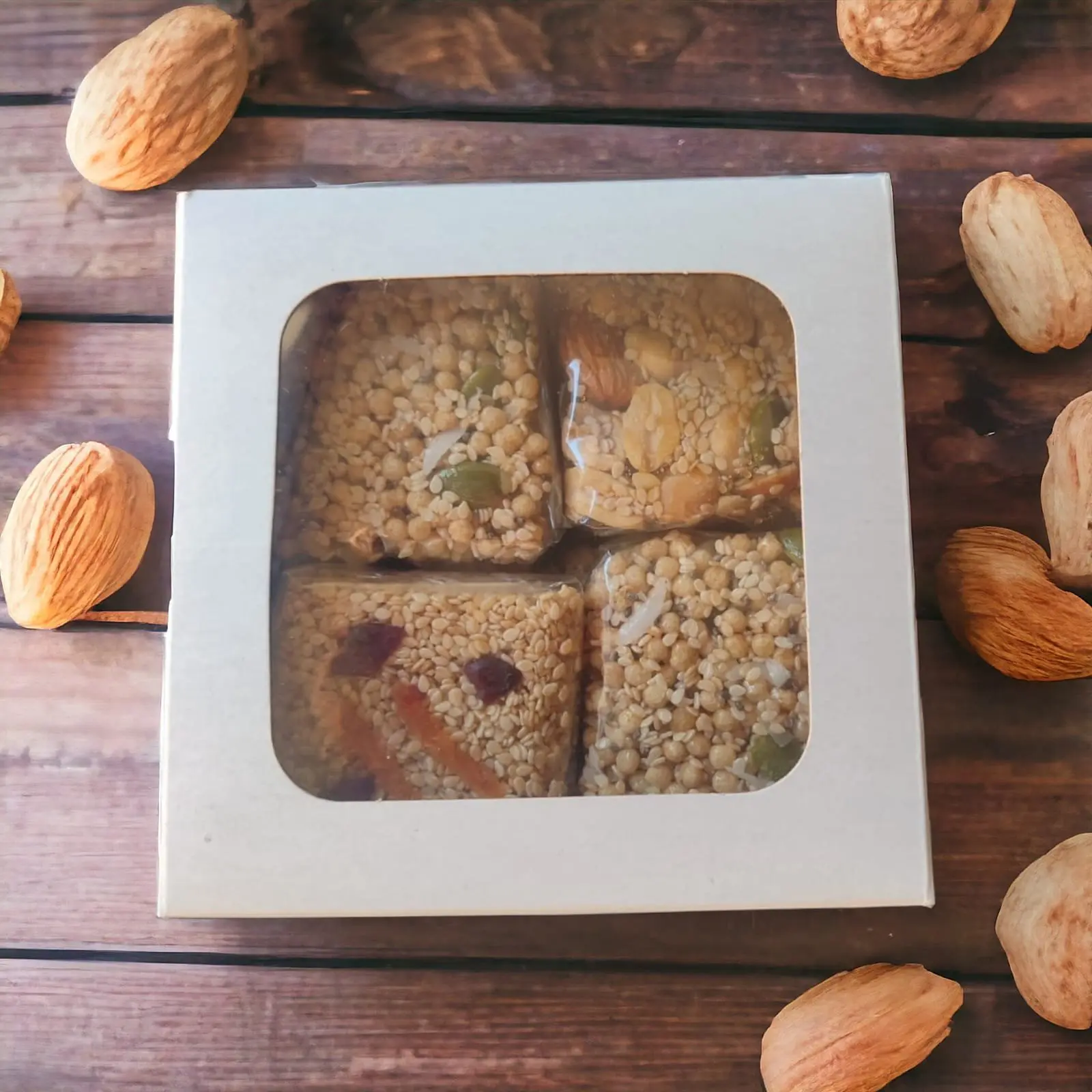 Caja de turrones surtidos linea premium 12 unidades