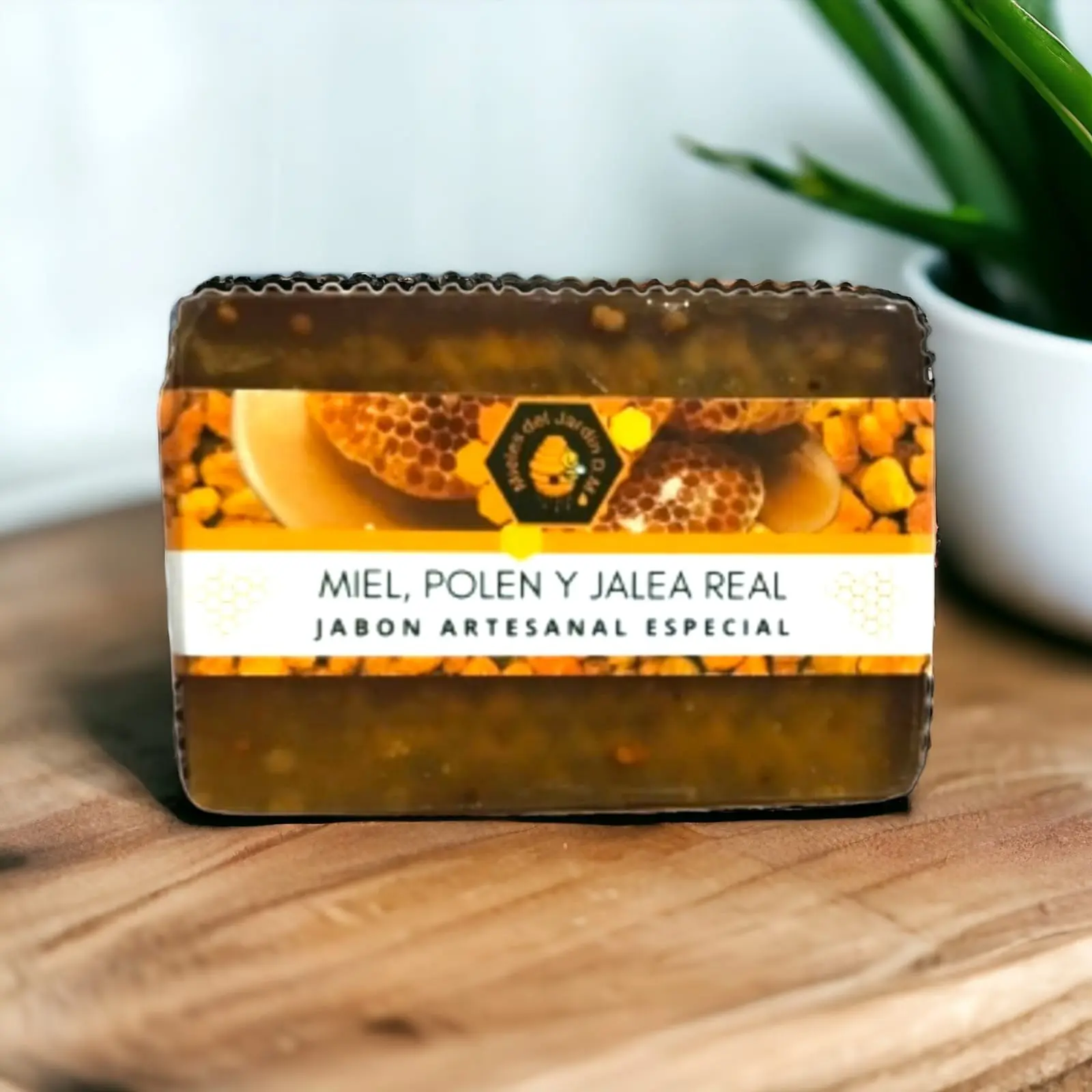 Jabón Artesanal de Polen, Miel, Jalea Real y Cera de abeja x 120 g