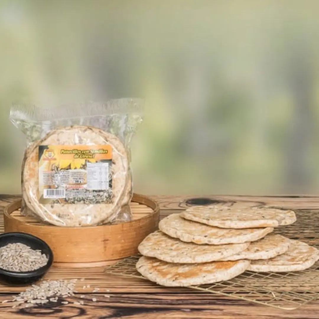 Panecillo integral con semillas de girasol