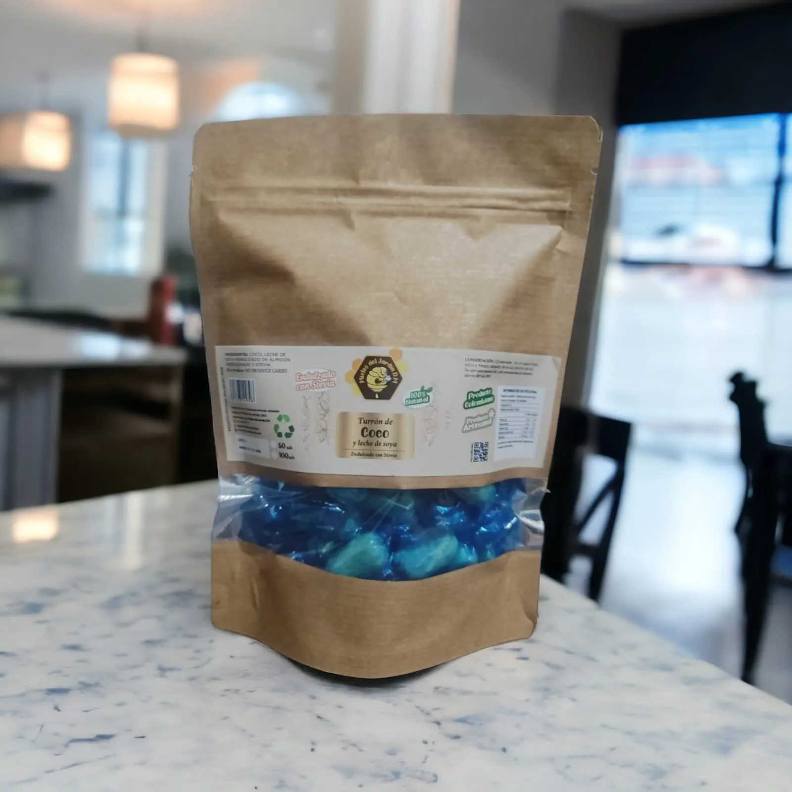 Caramelo de coco y stevia x 50 unidades